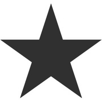 Black star clipart