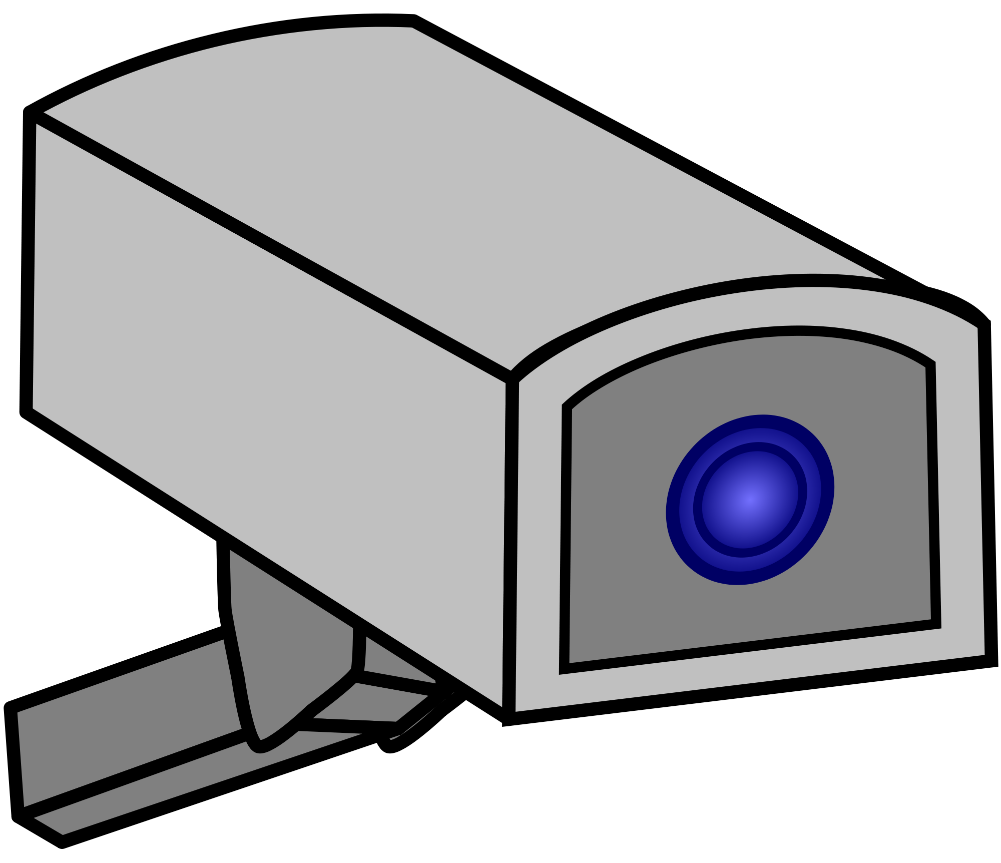 File:Drawing of a CCTV Camera.svg