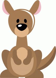Clipart cute kangaroo
