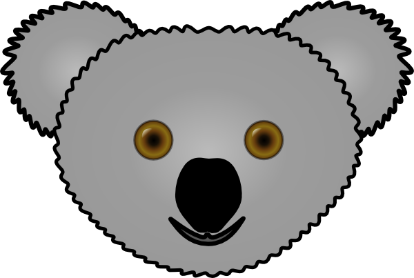 Koala Outline | Free Download Clip Art | Free Clip Art | on ...