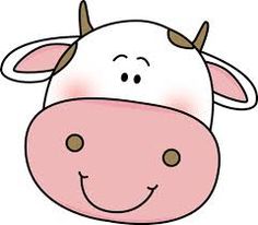 Cow face clip art