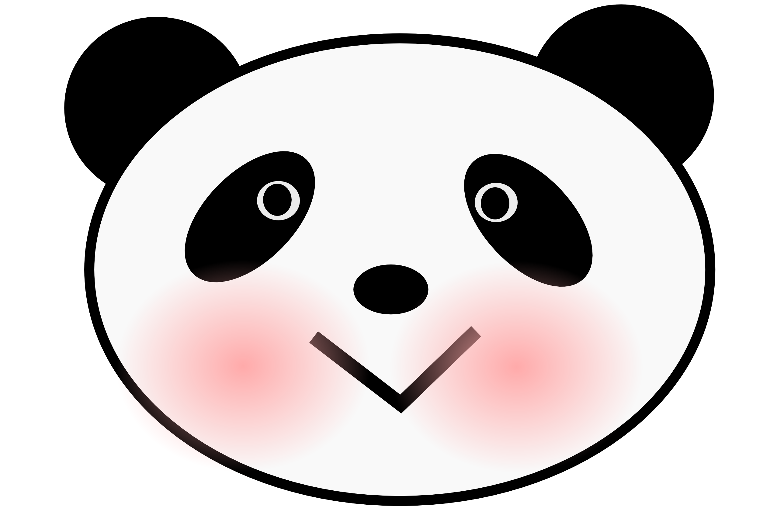 Clipart panda cute
