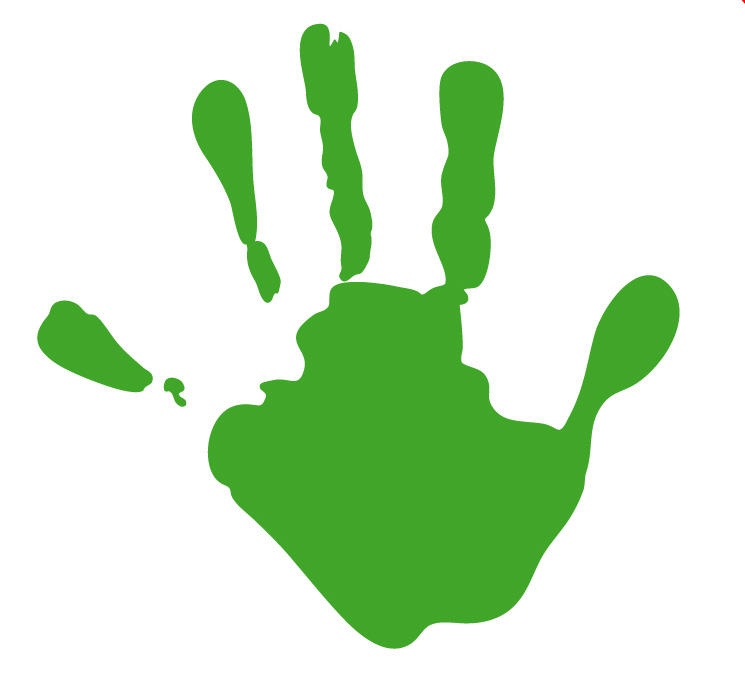 Hand Print Clipart