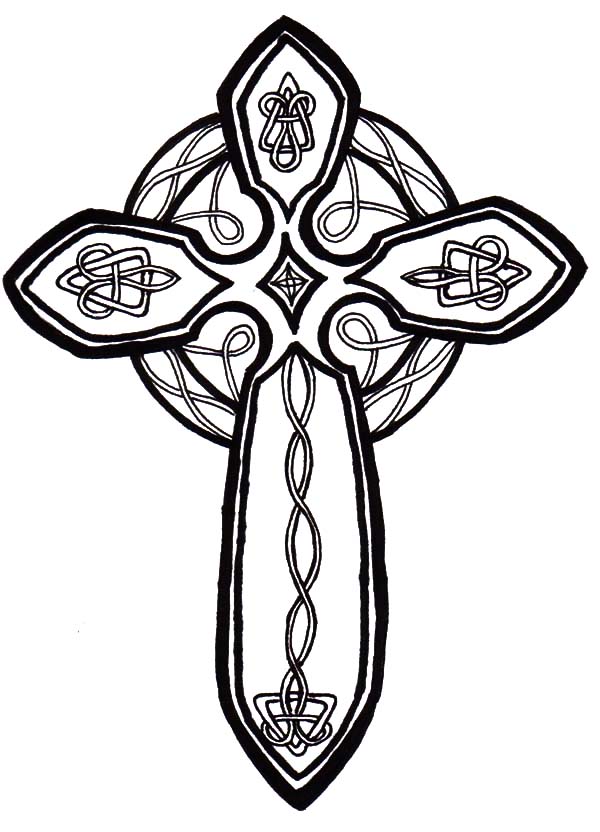 Free Printable Celtic Cross Coloring Pages - AZ Coloring Pages