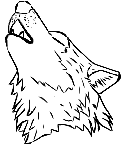 Free Howling Wolf Lineart by Xabrinaye on DeviantArt