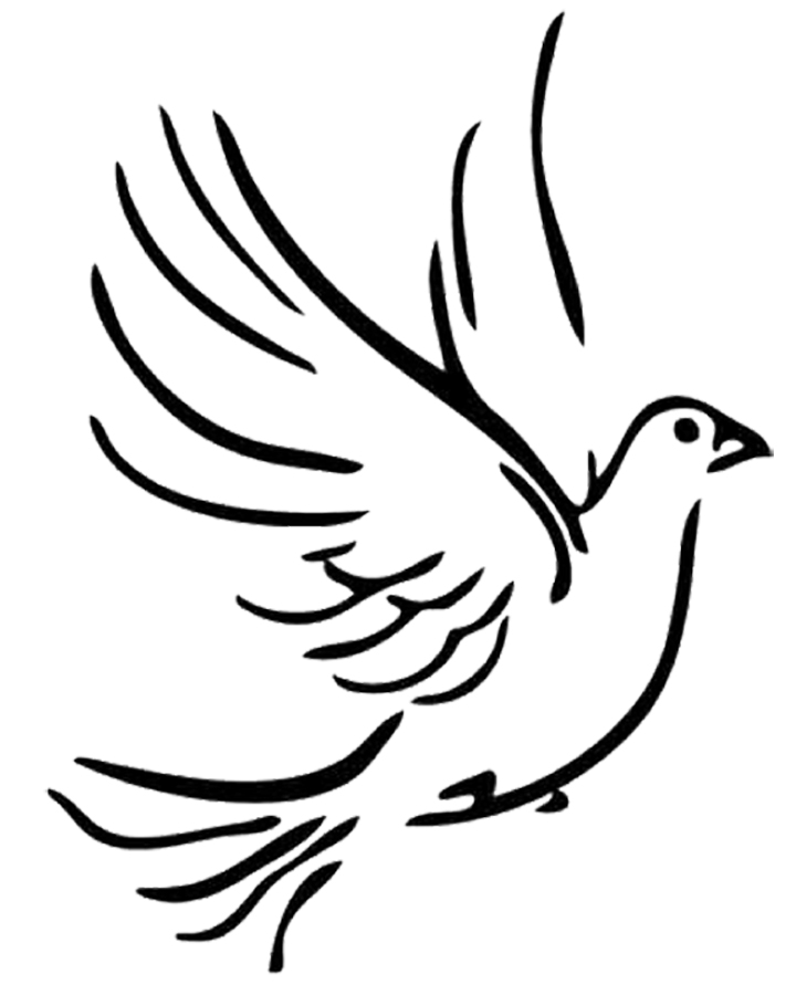 Dove Line Art | Free Download Clip Art | Free Clip Art | on ...