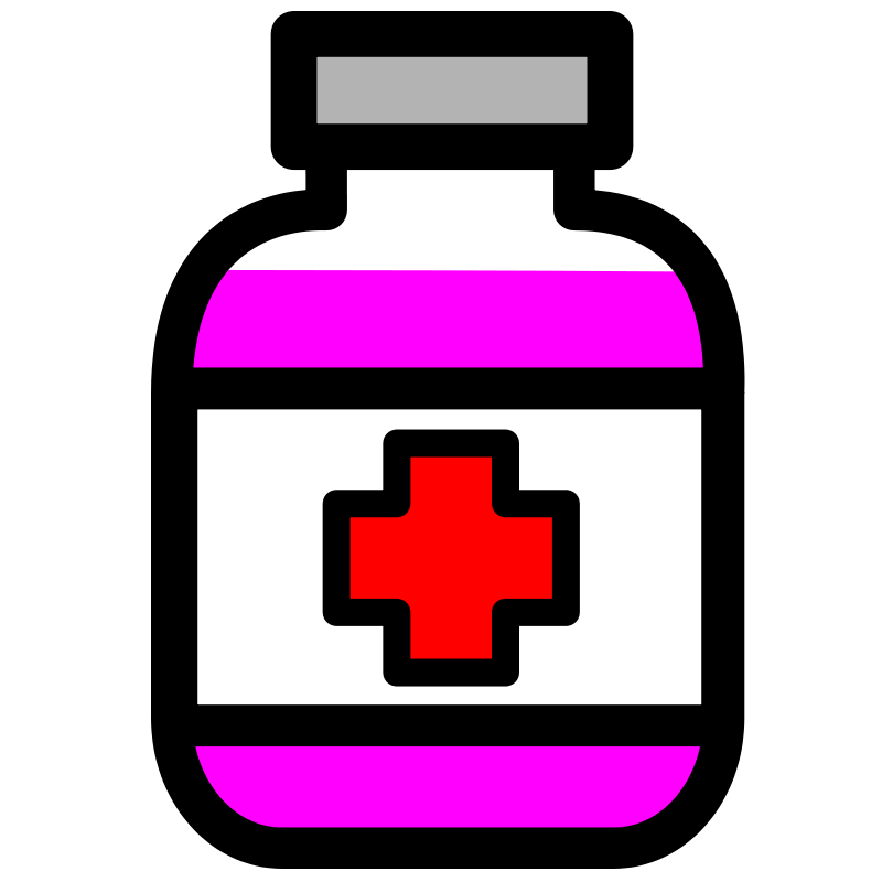 Medication Bottle Clipart