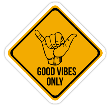 SHAKA SIGN - CAUTION. HANG LOOSE. GOOD VIBES ONLY. SURF STYLE. BY ...