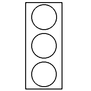 Black and white clipart images traffic light