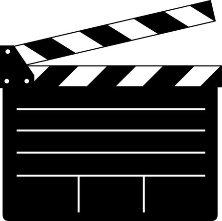 Image of Clapboard Clipart #6658, Clapboard Template - Clipartoons
