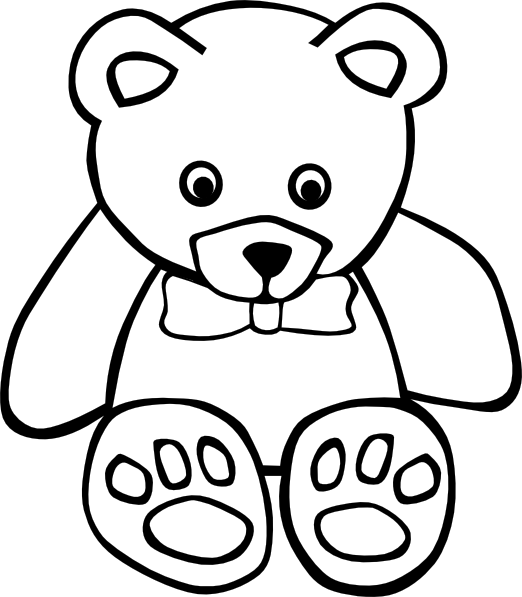 Best Photos of Teddy Bear Outline Drawing - Teddy Bear Clip Art ...