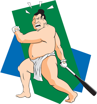Clip Art Of A Sumo Wrestler Clip Art, Vector Images ...