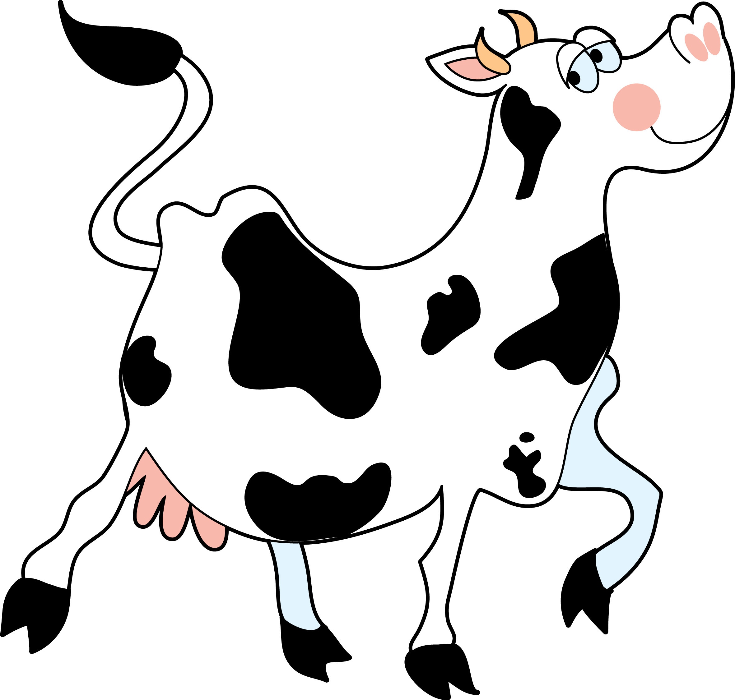 Cartoon Cows Clipart