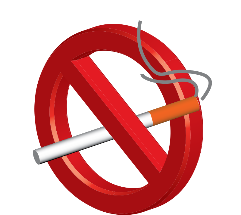 Clipart no smoking sign