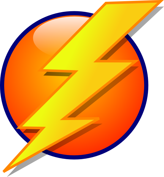 Cartoon Lightning Bolt Clipart