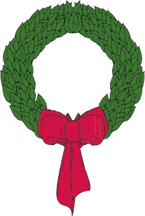 Download Christmas Wreath clip art Vector Free