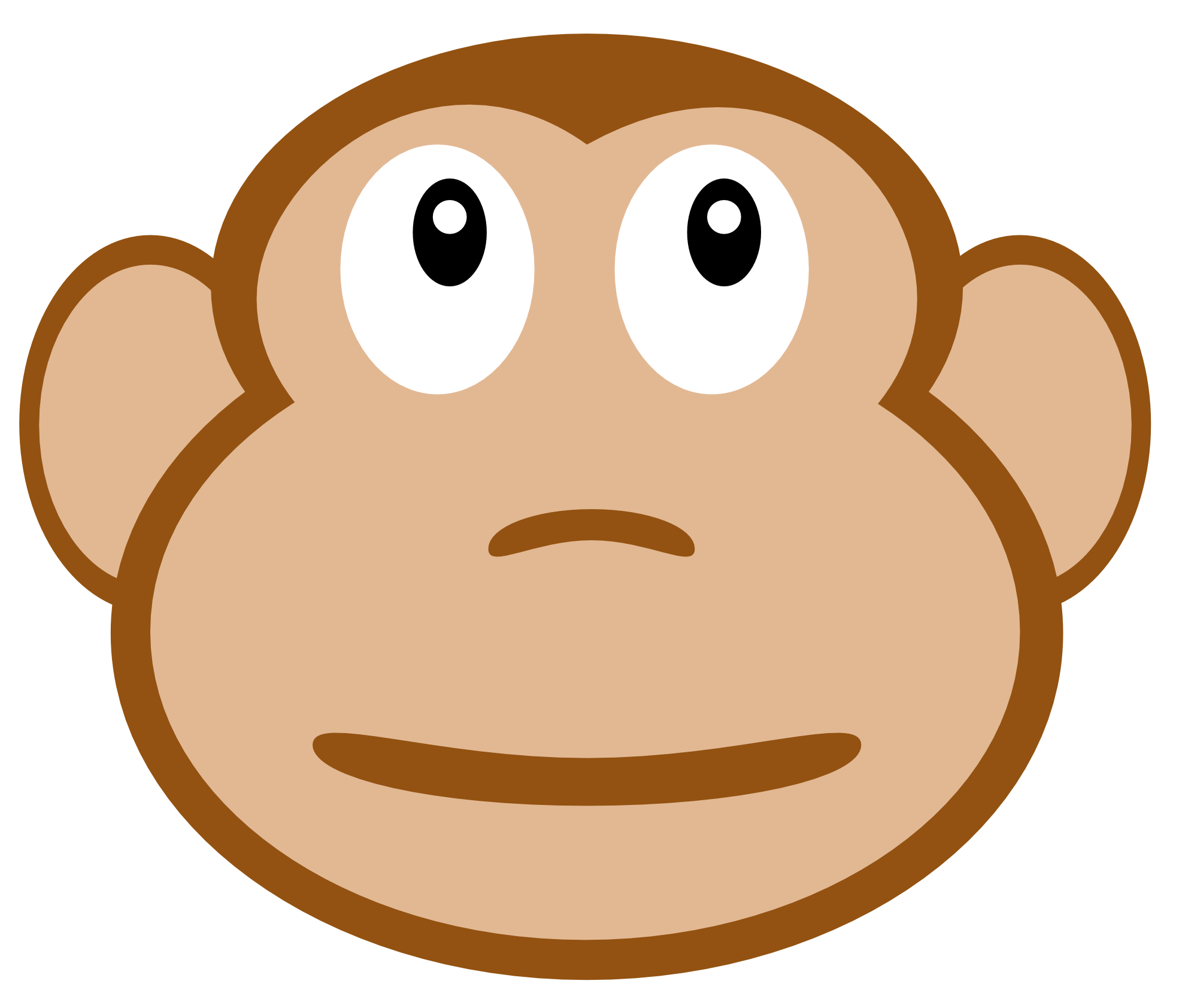monkey-face-drawing-clipart-best