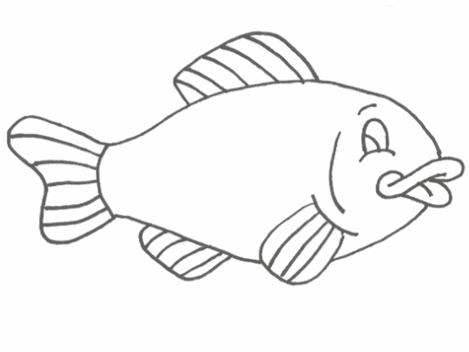 Cartoon Fish Coloring Pages - AZ Coloring Pages