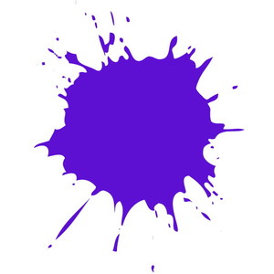 Purple paint splash clipart