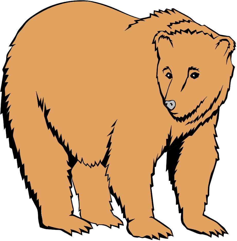 Bear Cub Clipart craft projects, Animals Clipart - Clipartoons