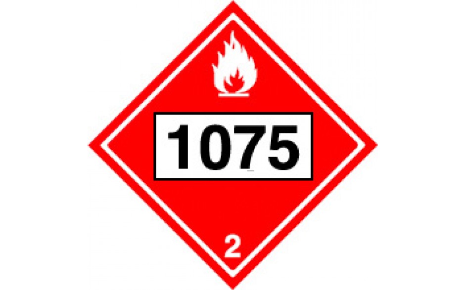 Class 2 - Flammable Gases - Propane Mix - TDG placards - Vehicle ...