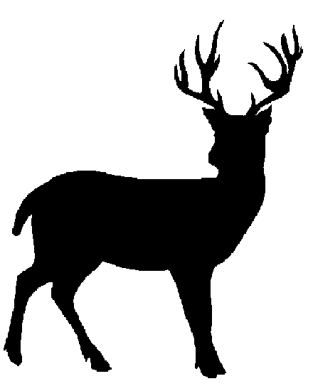 Deer clipart black - ClipartFox