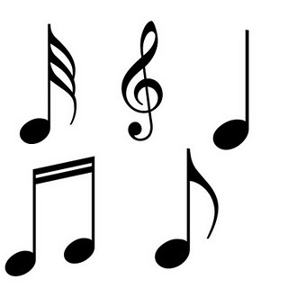 Music Notes Silhouette - ClipArt Best