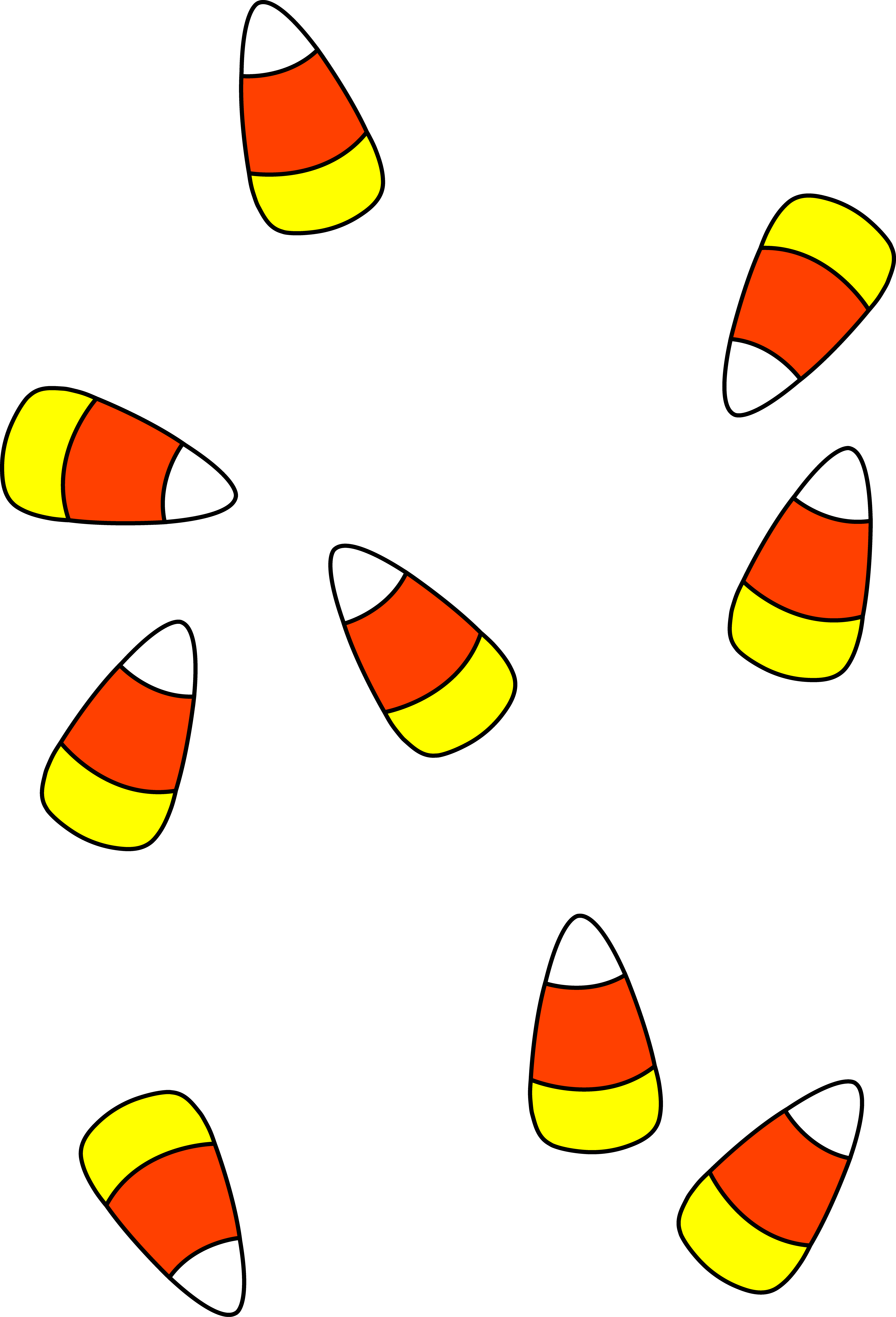 Candy corn clipart transparent