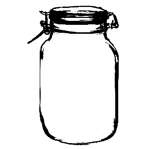 Mason jars clipart