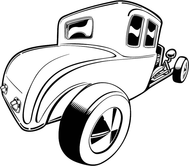 1000+ images about Hotrod Clip Art