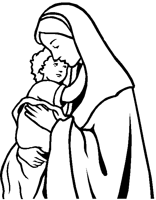 Mary Mother Of God Clipart