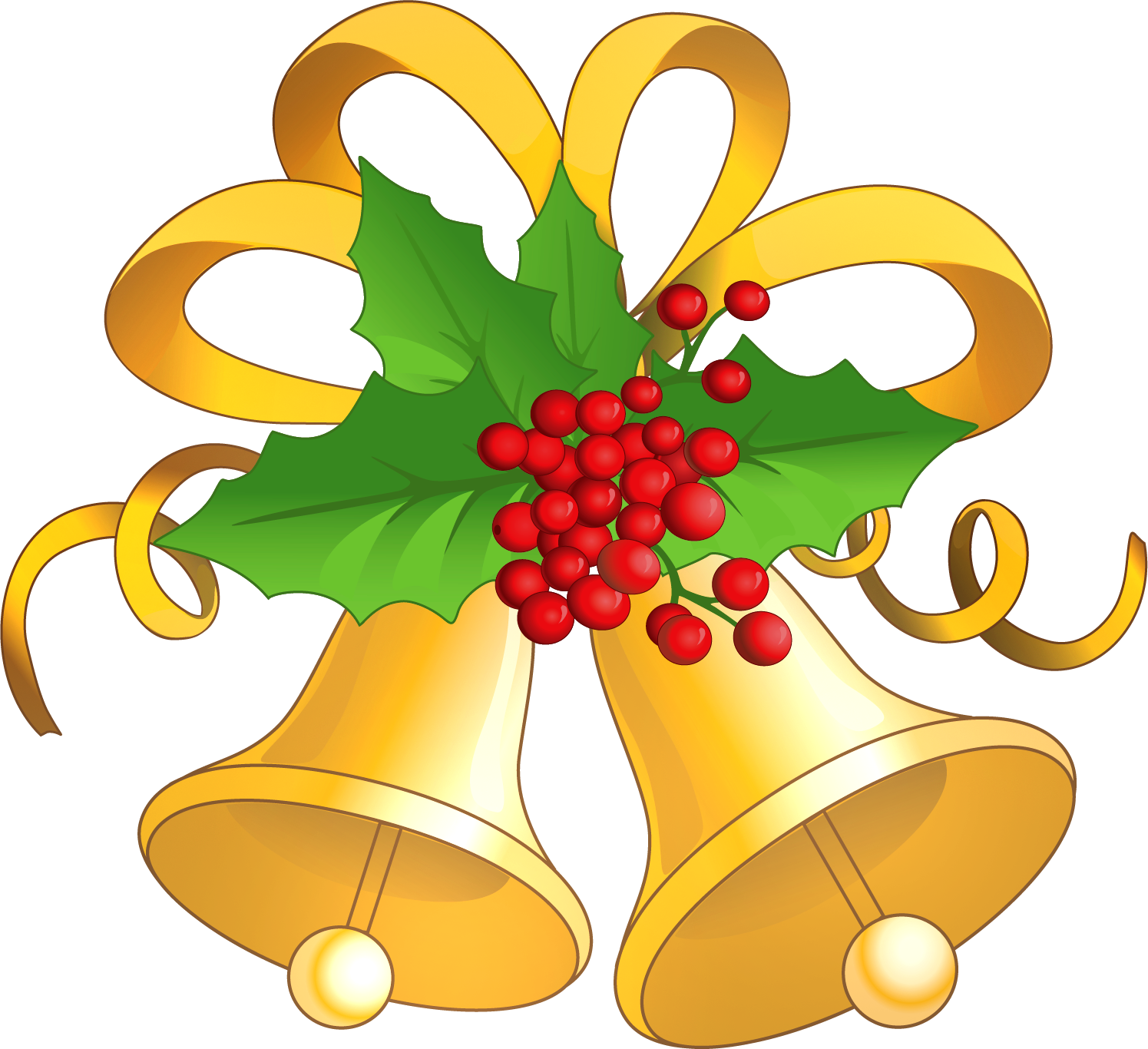 Christmas bells clip art