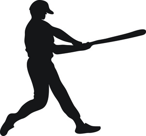 Baseball Bat Vector Silhouette - ClipArt Best