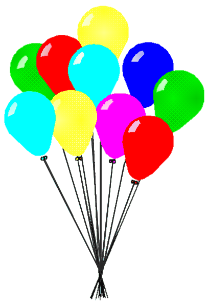 Clip Art Balloons Celebration - ClipArt Best