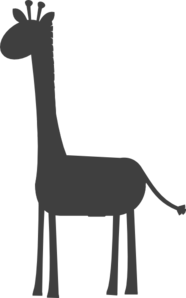 Giraffe clipart black - ClipartFox