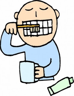 Brushing your teeth clipart