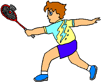 Playing Badminton Clipart - ClipArt Best