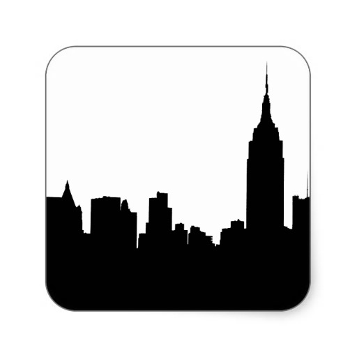 City Skyline Stickers, City Skyline Sticker Designs