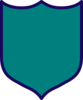 Turquoise Shield clip art - vector clip art online, royalty free ...