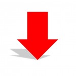 Red Down Arrow - ClipArt Best