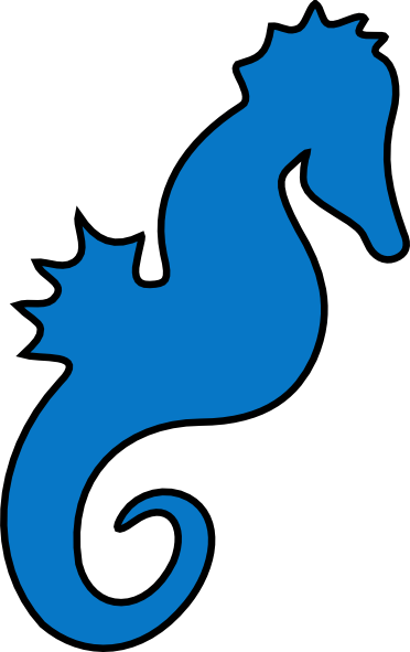 Seahorse Outline - ClipArt Best