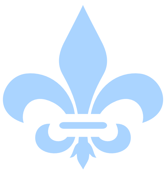 Baby Blue Fleur De Lis Clip art - Pattern - Download vector clip ...