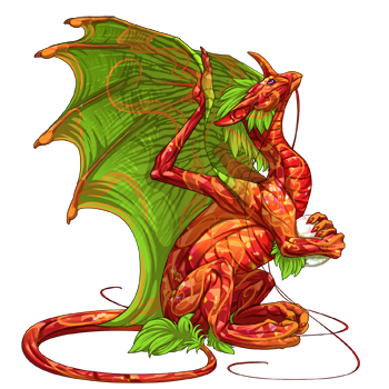 Darkish Flamebebe female | Dragons Wanted | Flight Rising