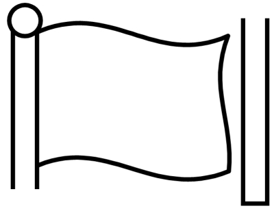 blank flag coloring pages