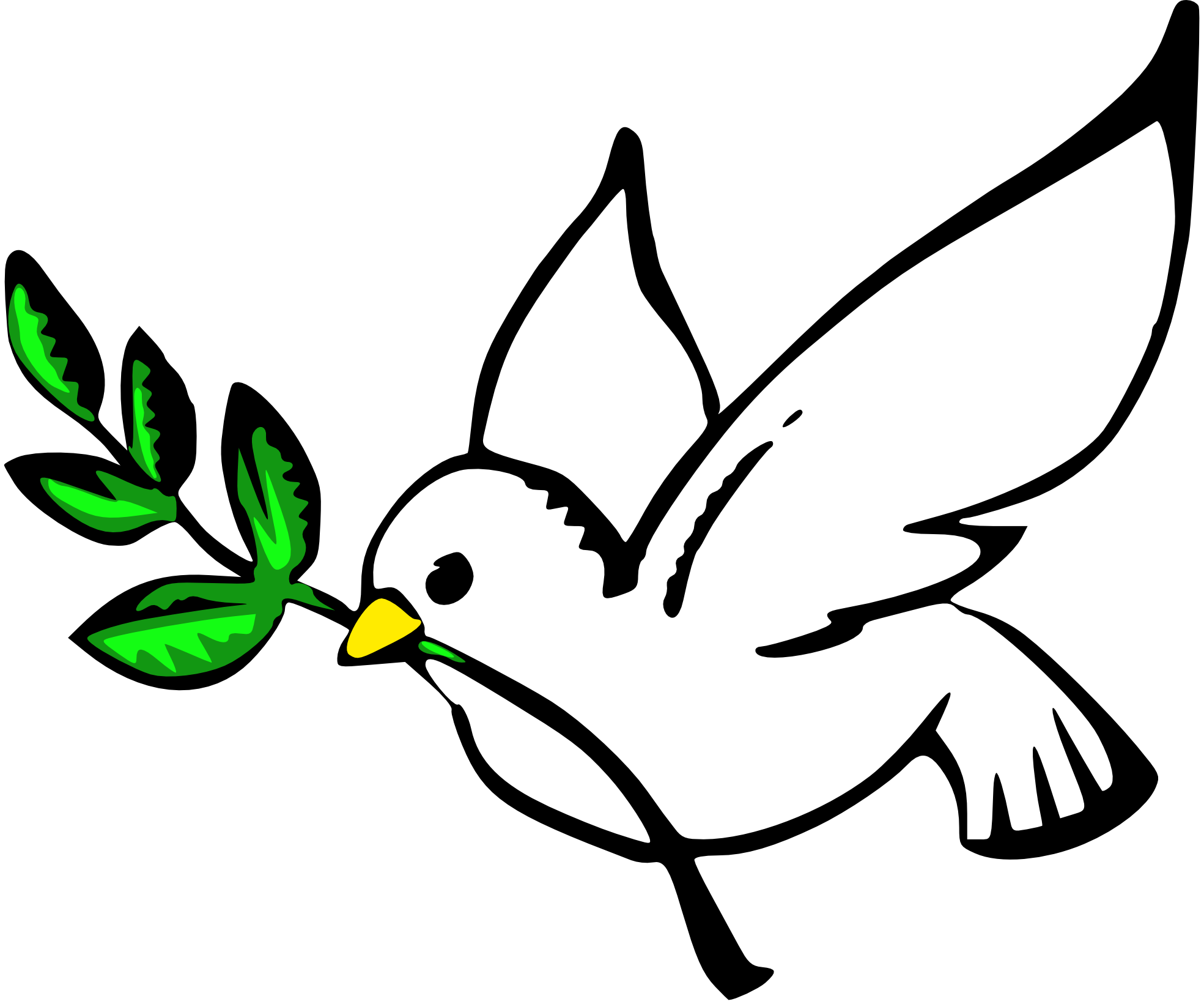 Doves clipart free