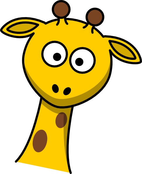 Clipart giraffe head