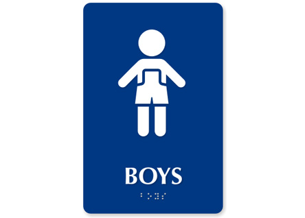 Boy toilet clipart