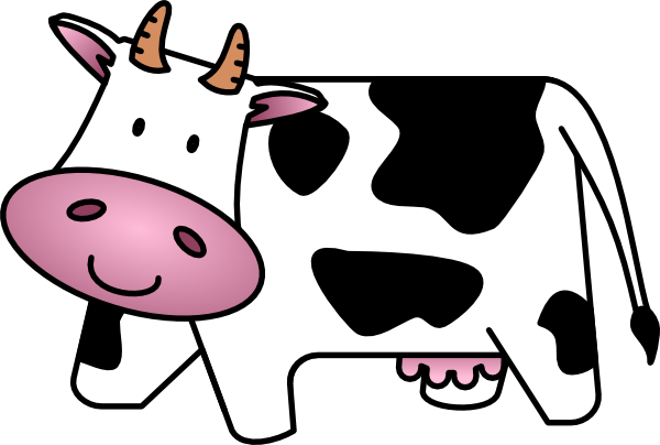 Cartton Cow | Free Download Clip Art | Free Clip Art | on Clipart ...