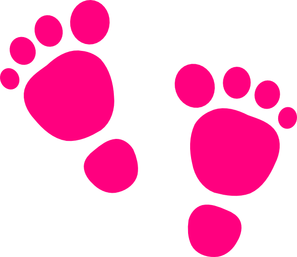 Baby Girl Footprint Clipart | Free Download Clip Art | Free Clip ...