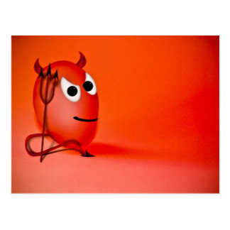 Devil Face Postcards | Zazzle